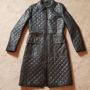 Express quilted leather jacket